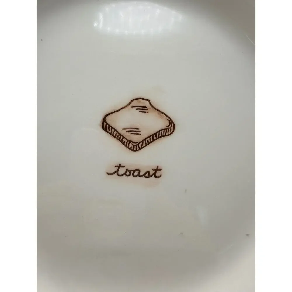 Williams Sonoma breakfast plate. No damage.